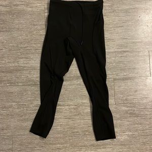 Black Lulu Lemon male tights, medium. Only worn once. Originally $98 - 22 inseam